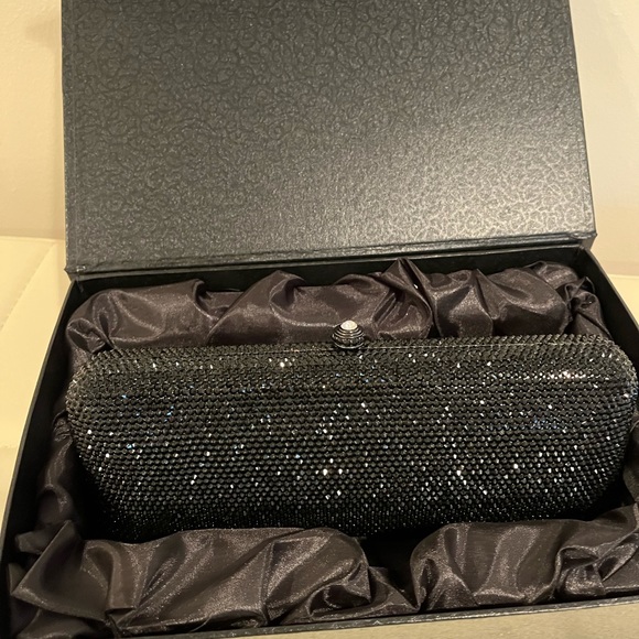 Black sequin evening bag - Picture 5 of 7